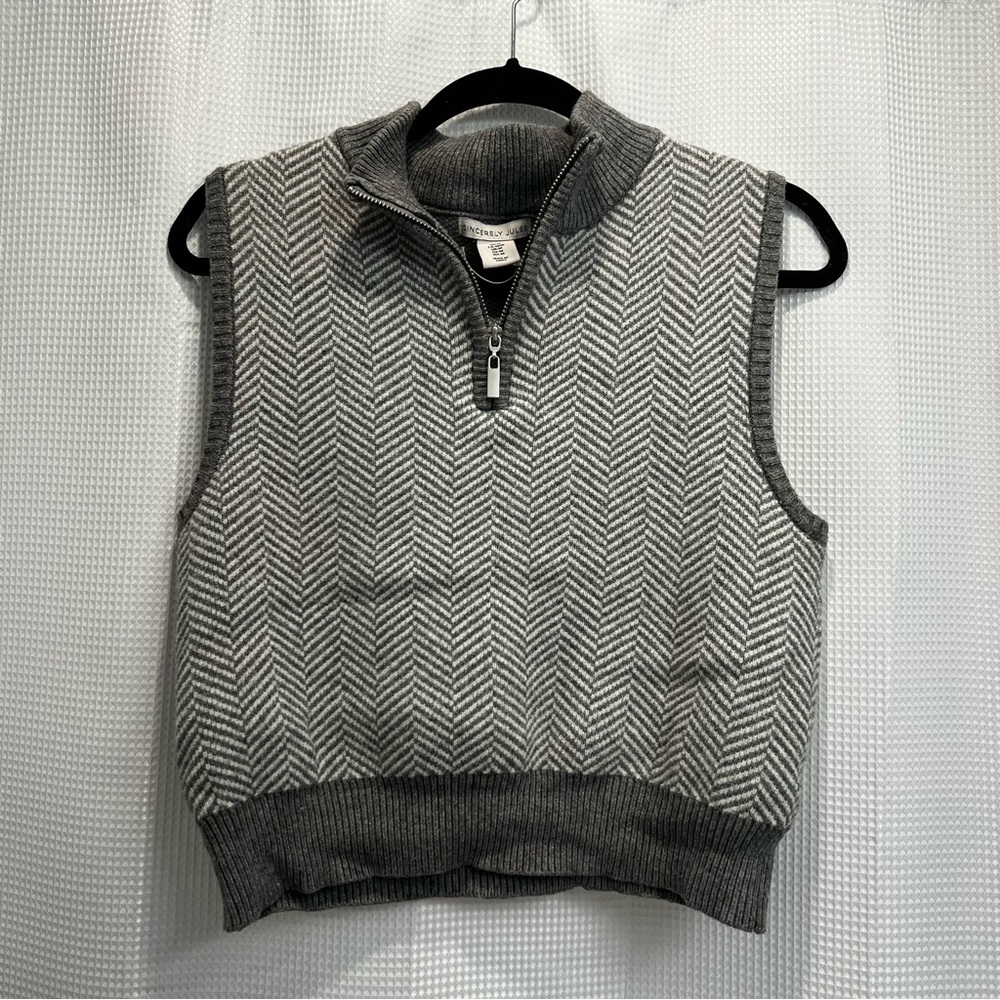 Sincerely Jules Sweater Vest Cropped